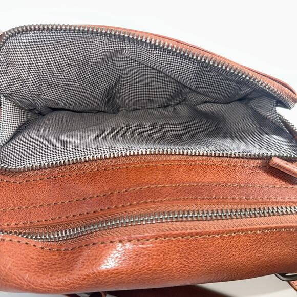 Spikes & Sparrow Leather Belt Bag Brown Adjustable Waist Hip Belt Fanny Pack - Picture 5 of 8